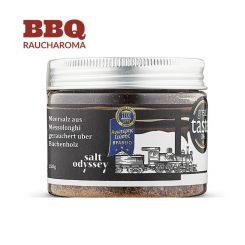 Meersalz aus Messolonghi geräuchert über Buchenholz 150gr. Dose 