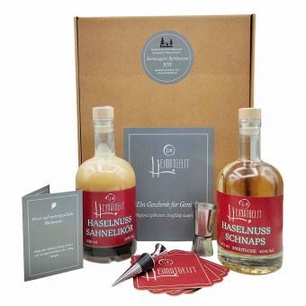 Heimatgeist Haselnuss Spirituosen Geschenkbox 