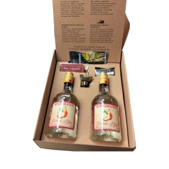 Geschenkkarton Krugmann Likör-Duo 