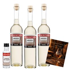 Kakao mit Nuss Likör 30% 3 x 0,7 ltr. + miniatur Probeflasche 