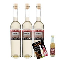 Kakao mit Nuss Likör 30% 3 x 0,7 ltr. + miniatur Probeflasche 
