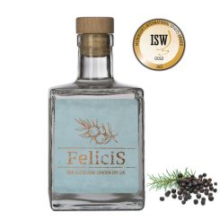 FeliciS - Der glückliche London Dry Gin aus Schwaben - frische Zitrone und eine angenehme Wacholdernote 42% vol. - 1 x 0,5 L 
