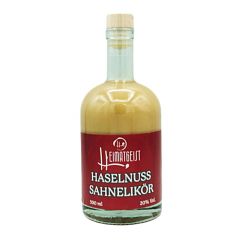 Haselnuss-Sahnelikör 500ml, 20%vol. 