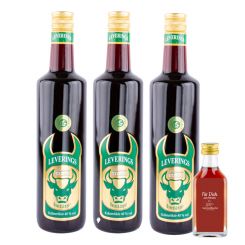 Leverings Ossenkämper Kräuterlikör 3 x 0,7 l 40% Vol 