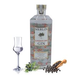 Merlin London Dry Gin 500 ml 43% Vol. 