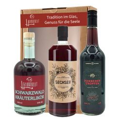 Drei Kräuterliköre – Drei einzigartige Genüsse! Heimatgeist Geschenkbox 